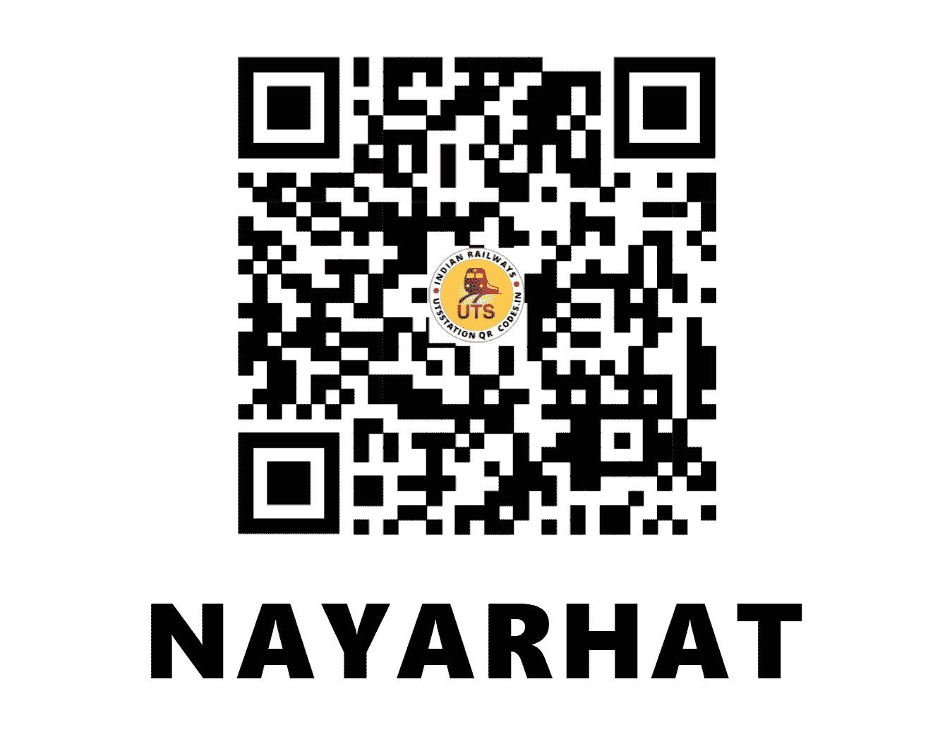 UTS QR Code for NAYARHAT - NYRH - NF (WEST BENGAL)